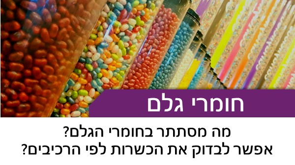 בדיקת הכשרות לפי רשימת הרכיבים